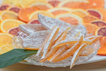 fruta confitada para preparar roscón de reyes