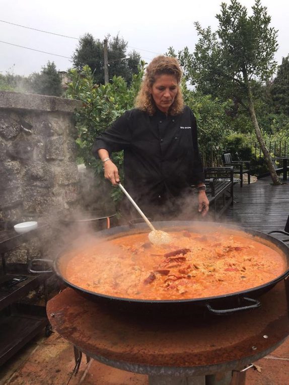 Paella melosa de marisco para triunfar Amigastronomicas