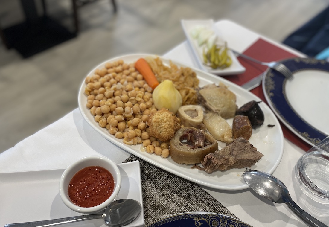 El menú de cocido de Pancipelao