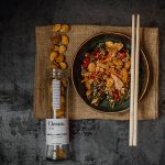 wok de pollo y verduras