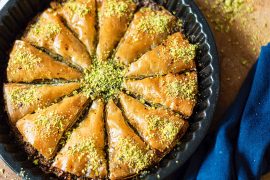 Baklava de pistachos
