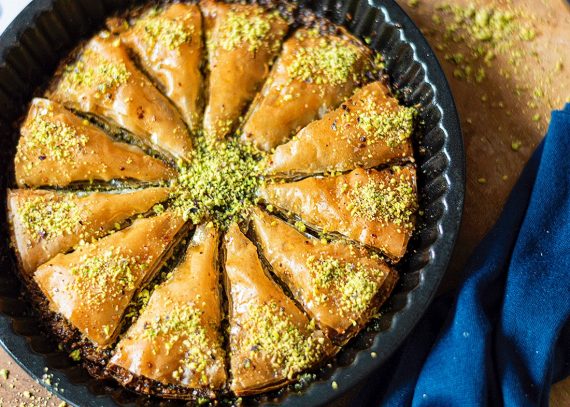 Baklava de pistachos