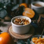 natillas de caqui caseras cremosas con canela