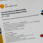 parte del menu gala sol repsol 2026