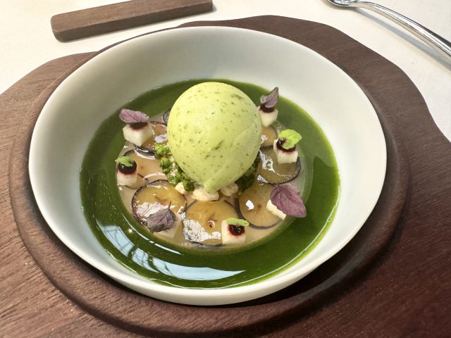 Plato del menu degustación 14 de enero 2026 en Hermanos Torres de Barcelona