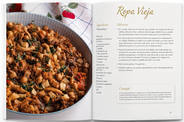 Receta de ropa vieja en el libro Las recetas que nos salvaron
