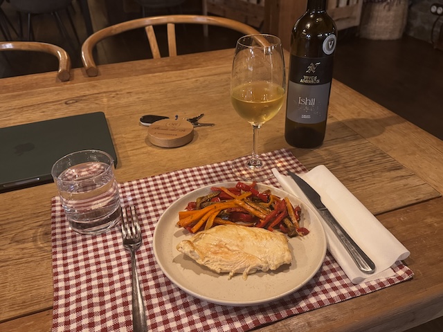 Cena preparada por Pol en Borda del Pi con vino Vives Ambrós
