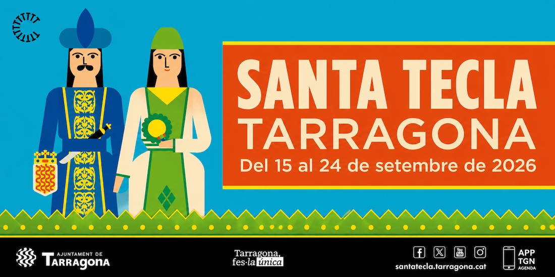 Cartel de Santa Tecla 2026 adaptado por Amigastronomicas para la cabecera