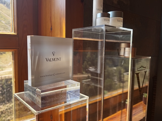 Cosmética suiza Valmont usada en tratamientos de spa, Soldeu, Andorra