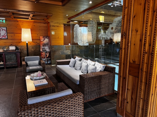 Zona de descanso del spa SportWellness, Soldeu, Andorra
